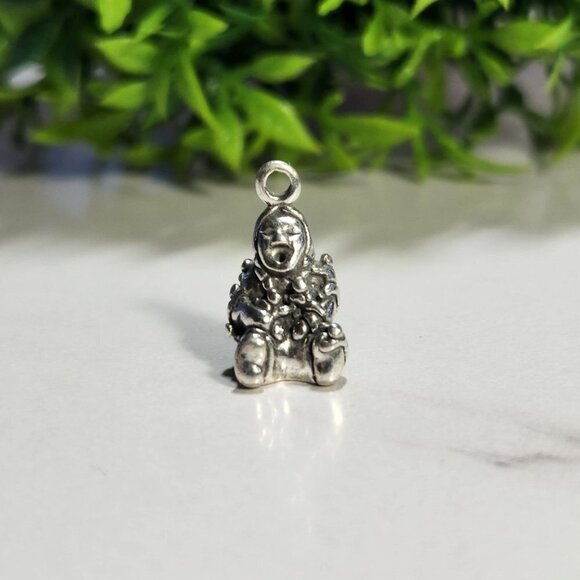 Navajo Native Amarican Hopi Storyteller Mother Sterling Silver Pendant or Charm! - Picture 2 of 12